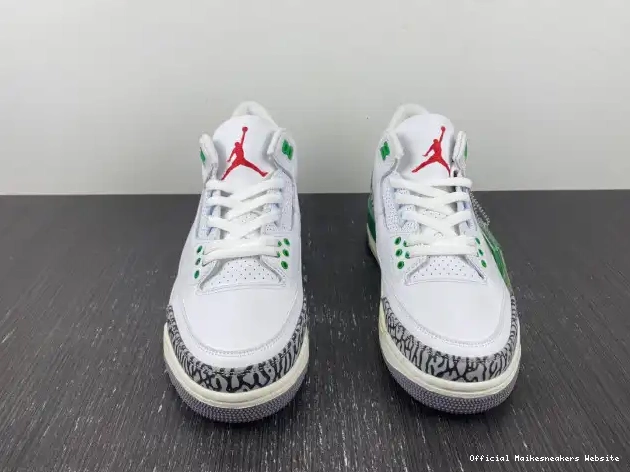 Official Maikesneakers Jordan Green CK9246-136 (W) Retro 3 Lucky 0504